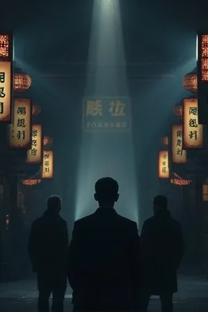 《夜行书店》海报：凌晨两点亮着灯的书店橱窗