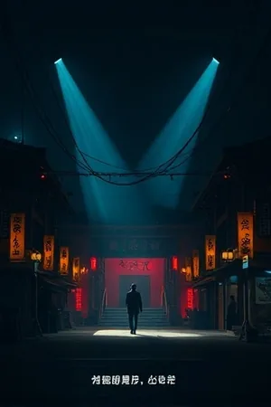 《锦鲤不眠》海报：夜色中的许愿池与硬币